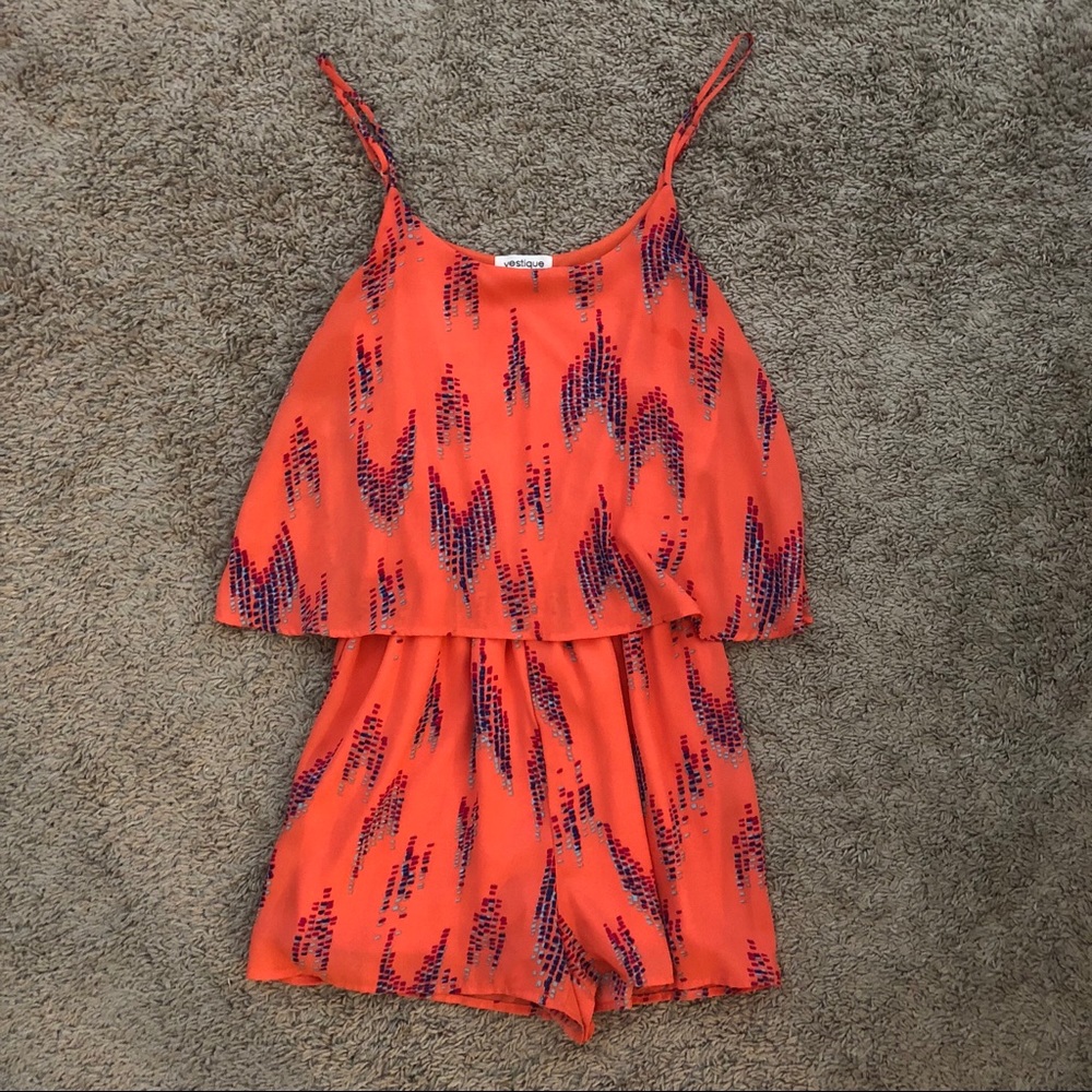 Colorful Printed Romper